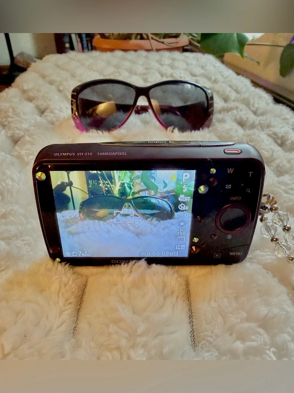 Custom Y2K Celestial Bling Digital Camera (Incl. Battery, Charger & SD Card)
